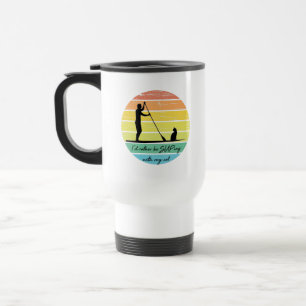 I'd Rather Be SUPing With My Cat SUP Travel Mug