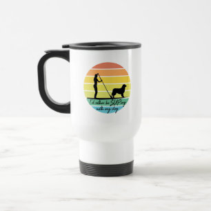 I'd Rather Be SUPing With My Dog SUP Girl Travel Mug