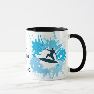 I'd rather be Surfing Design Coffee Mug Cup
