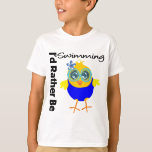 I'd Rather Be Swimming Chick T-Shirt