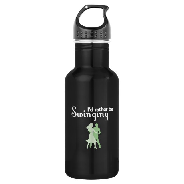 I'd Rather Be Swinging 532 Ml Water Bottle (Front)