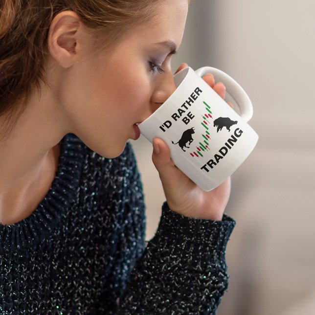 I'd Rather Be Trading Stock Trader Coffee Mug (Creator Uploaded)