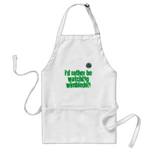 I'd rather be watching Wimbledon Standard Apron