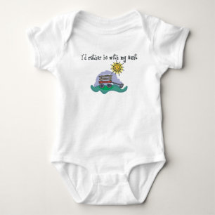 I'd Rather be with My Aunt Baby Bodysuit