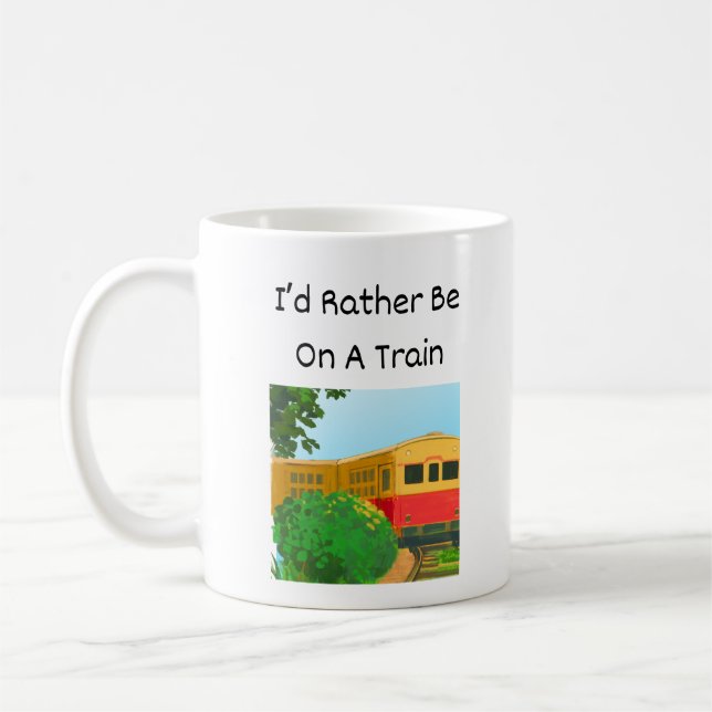 I'd Rather Coffee Mug (Left)