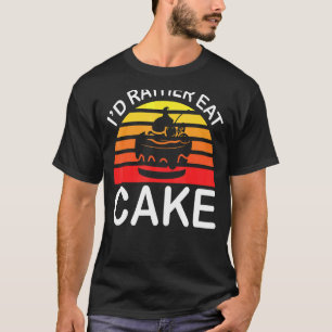 Id Rather Eat Cake Asexual Aromatic Demisexual Pri T-Shirt