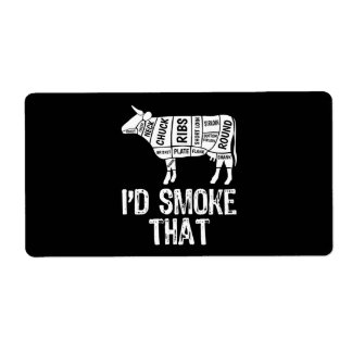 Id Smoke That Cow BBQ Smoking Grilling Barbecue