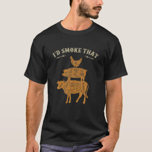 Id Smoke That Funny Smoke Me Out T-Shirt