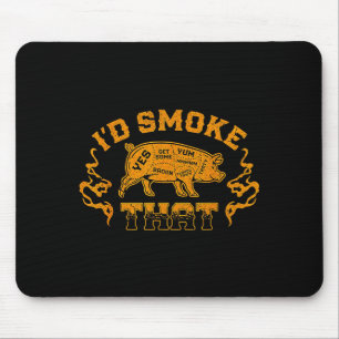 I'd smoke that pig grill bbq meat  mouse mat