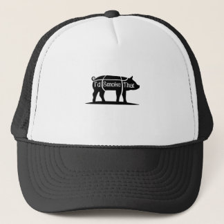 I'd Smoke That Pig Pork Bbq Barbecue Funny Trucker Hat