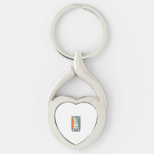 Id Smoke That Vintage BBQ Farm Animals Design Key Ring