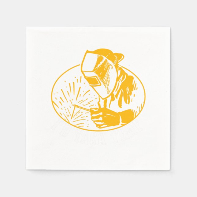ID Tack That Welder Welding Napkin (Front)