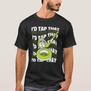 I'd Tap That Golfer Golfing Legend Player Pro Golf T-Shirt