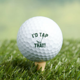 I'd Trap That Funny Golfing Sarcastic Sayings Golf Balls