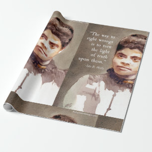 Ida B Wells & Quote Baby Wrapping Paper