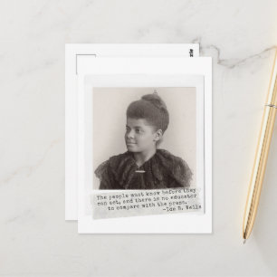 Ida B. Wells Quote - Great Black Women in History Postcard