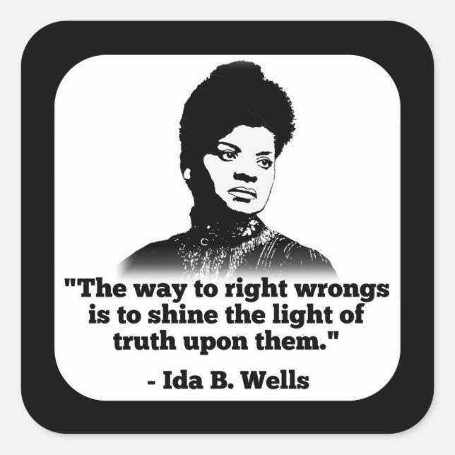 Ida B. Wells Sticker (Front)