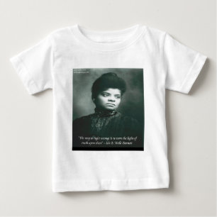 Ida B Wells & Truth Quote Baby T-Shirt