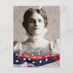 Ida McKinley, First Lady of the U.S. Postcard