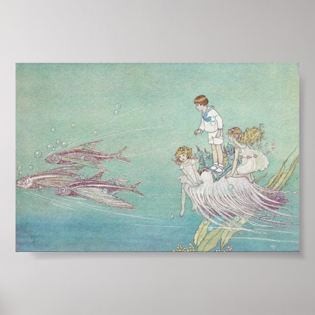 Ida Rentoul Print - Fishes (Front)