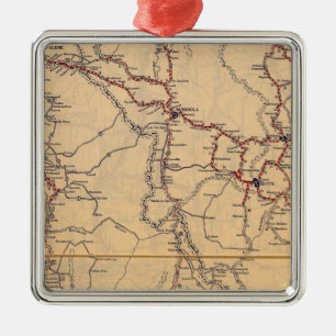 Idaho 2 metal tree decoration