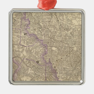 Idaho 3 metal tree decoration