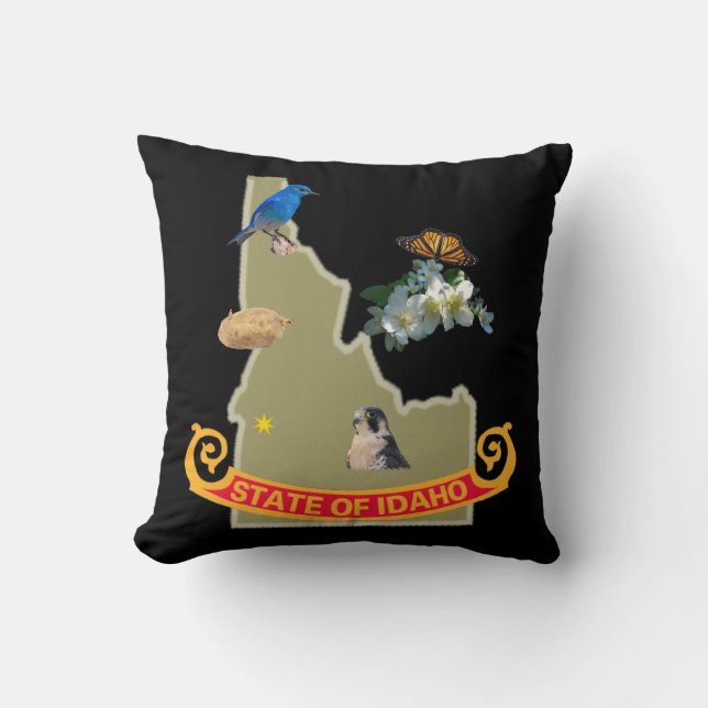 Idaho American MoJo Pillow (Front)