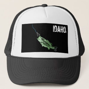 IDAHO BASS - HERE FISHY FISHY - STRIKING IDAHO TRUCKER HAT