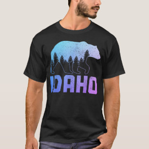 Idaho Bear Grizzly Pride Outdoor Hiking Nature T-Shirt