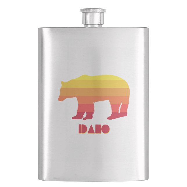 Idaho Bear Hip Flask (Front)