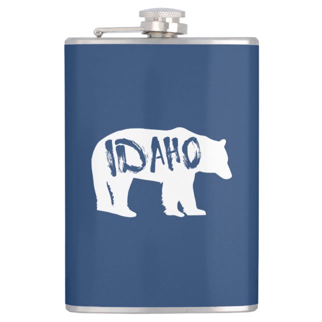Idaho Bear Hip Flask (Front)