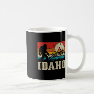 Idaho Bigfoot Vintage Mountains Hiking Camping Hun Coffee Mug