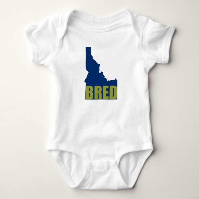 Idaho Bred Baby Bodysuit (Front)
