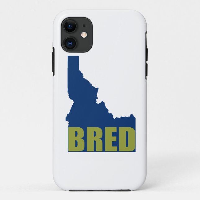 Idaho Bred Case-Mate iPhone Case (Back)