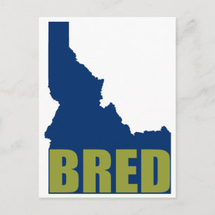 Idaho Bred Postcard