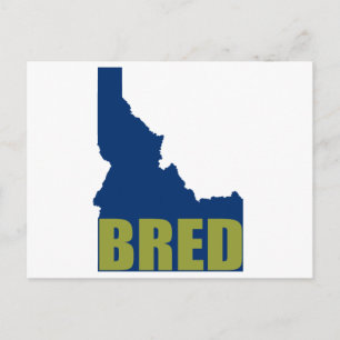 Idaho Bred Postcard
