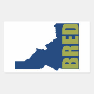Idaho Bred Rectangular Sticker