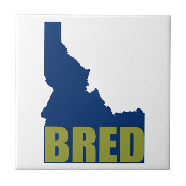 Idaho Bred Tile (Front)
