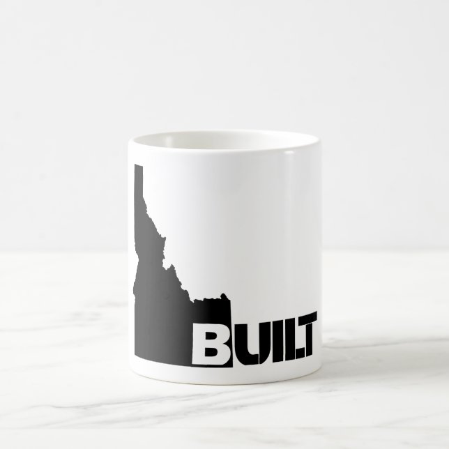 Idaho Built (Black) Coffee Mug (Center)