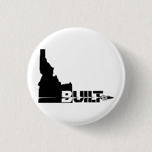 Idaho Built Bullet 3 Cm Round Badge