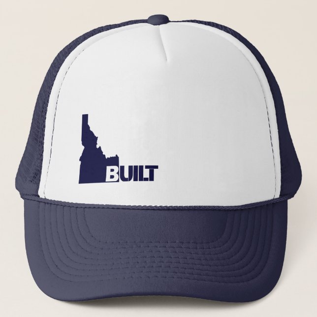 Idaho Built (Dark Blue) Trucker Hat (Front)