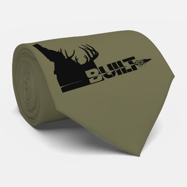 Idaho Built Deer Hunter Tie (Rolled)