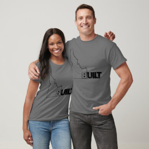 Idaho Built Hybrid (Black) T-Shirt