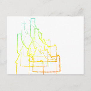 idaho chill blur postcard