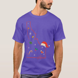 Idaho Christmas Idaho Xmas Gift Idaho State Idaho  T-Shirt