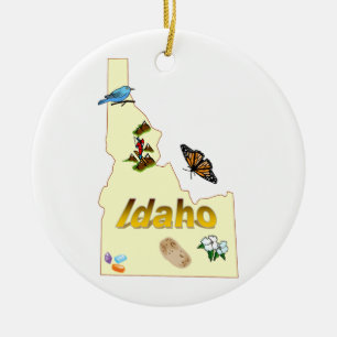 Idaho Christmas Tree Ornament