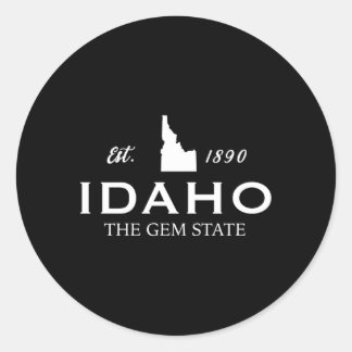 Idaho Classic Round Sticker