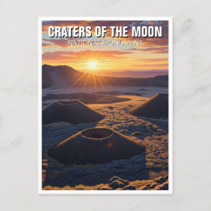 Idaho Craters of the Moon National Monument Postcard
