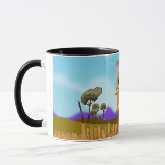 Idaho Crop Farming Cartoon Mug