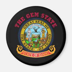 IDAHO CROSSROADS STATE FLAG MAGNET